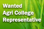 Wanted Agri College Representative